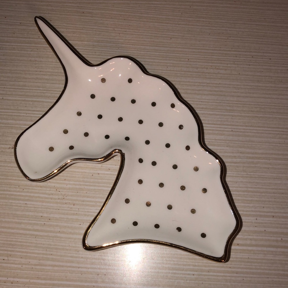 Unicorn trinket dish